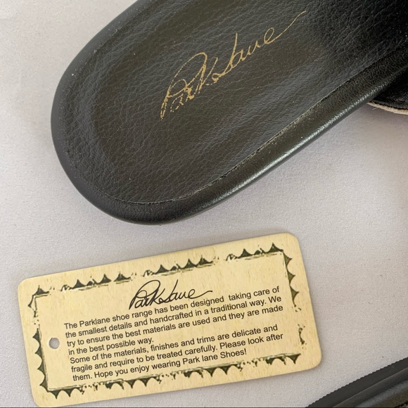 Park Lane Leopard Leather Pointed Mules CA - Picture 5 of 7